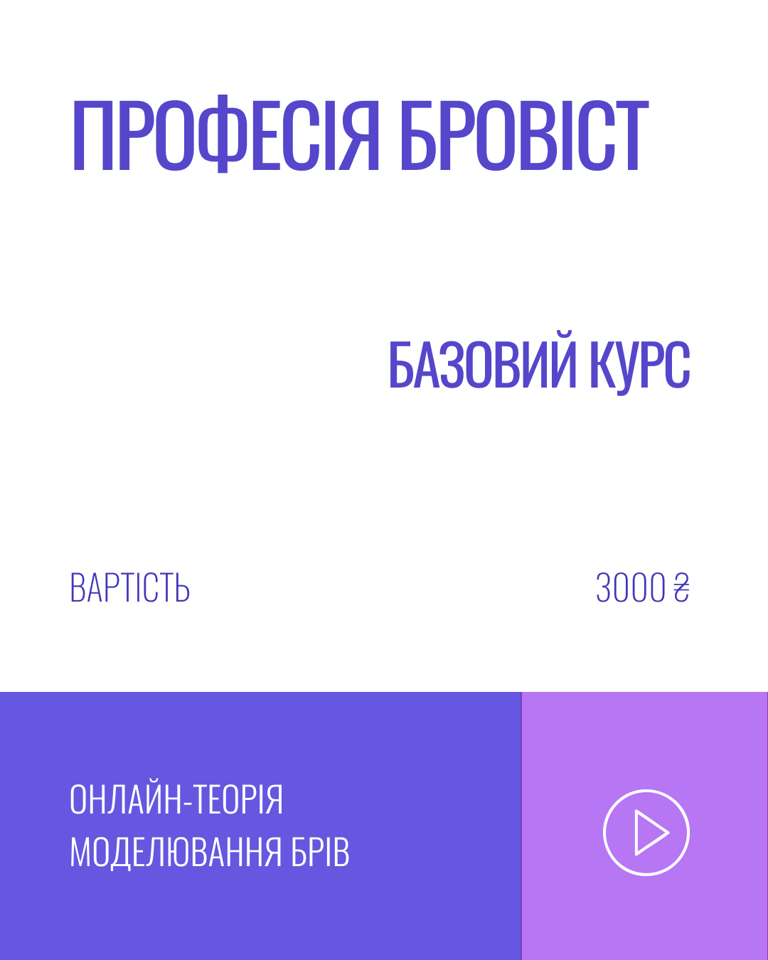 «ПРОФЕСІЯ БРОВІСТ» (ОНЛАЙН-ТЕОРІЯ)